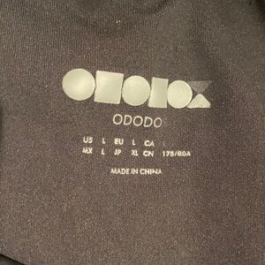 Ododo Women's Classic Black Leggings